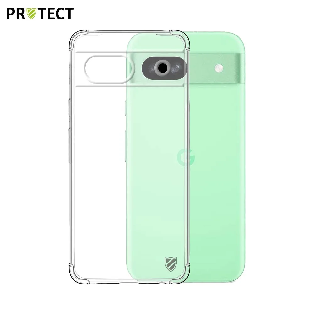 Coque Silicone Renforcée PROTECT pour Google Pixel 8a Transparent