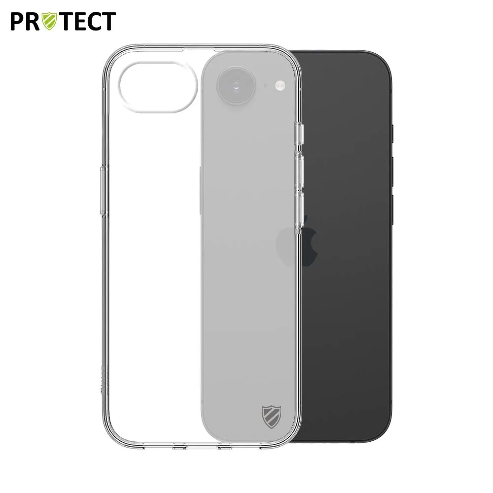 Coque Silicone PROTECT pour Apple iPhone 16e Transparent — vue 2