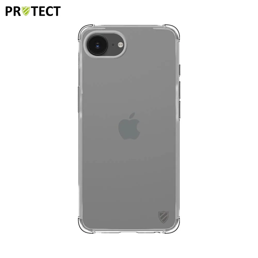 Coque Silicone Renforcée PROTECT pour Apple iPhone 16e Transparent