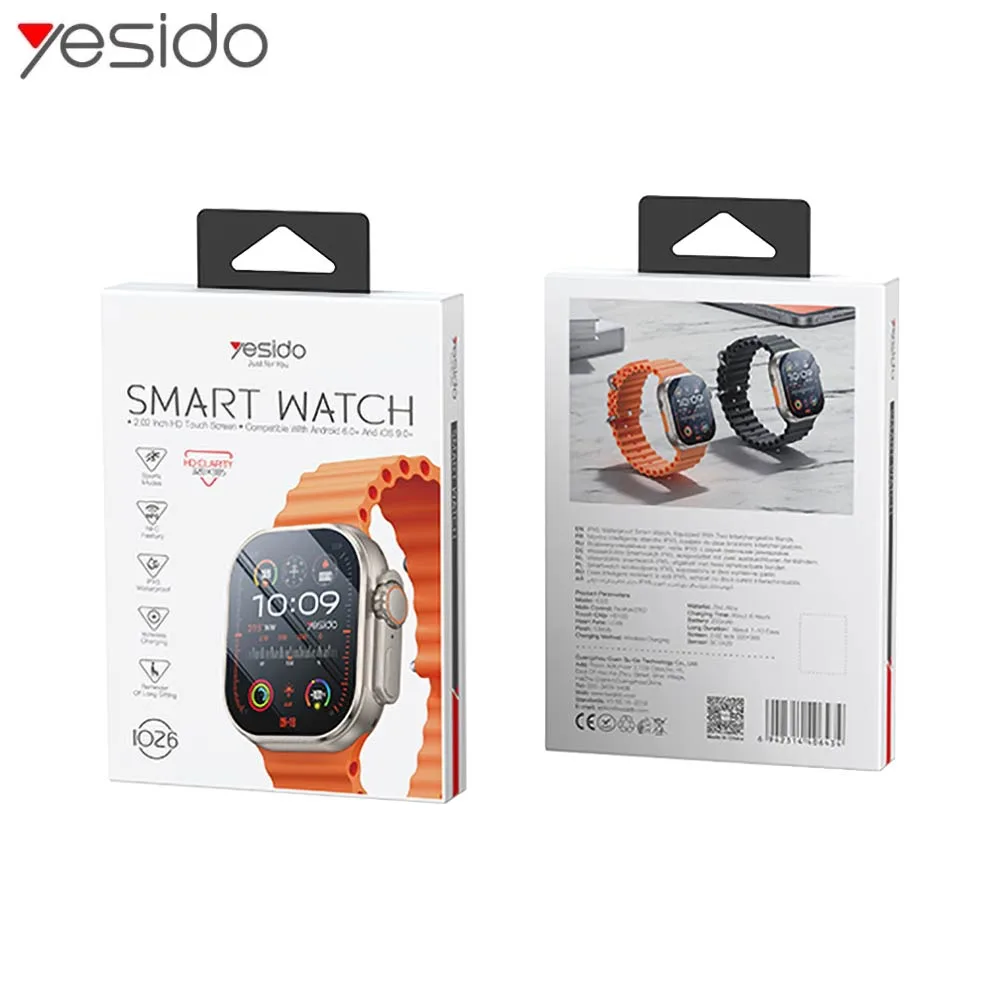 Montre Connectée Yesido IO26 Orange