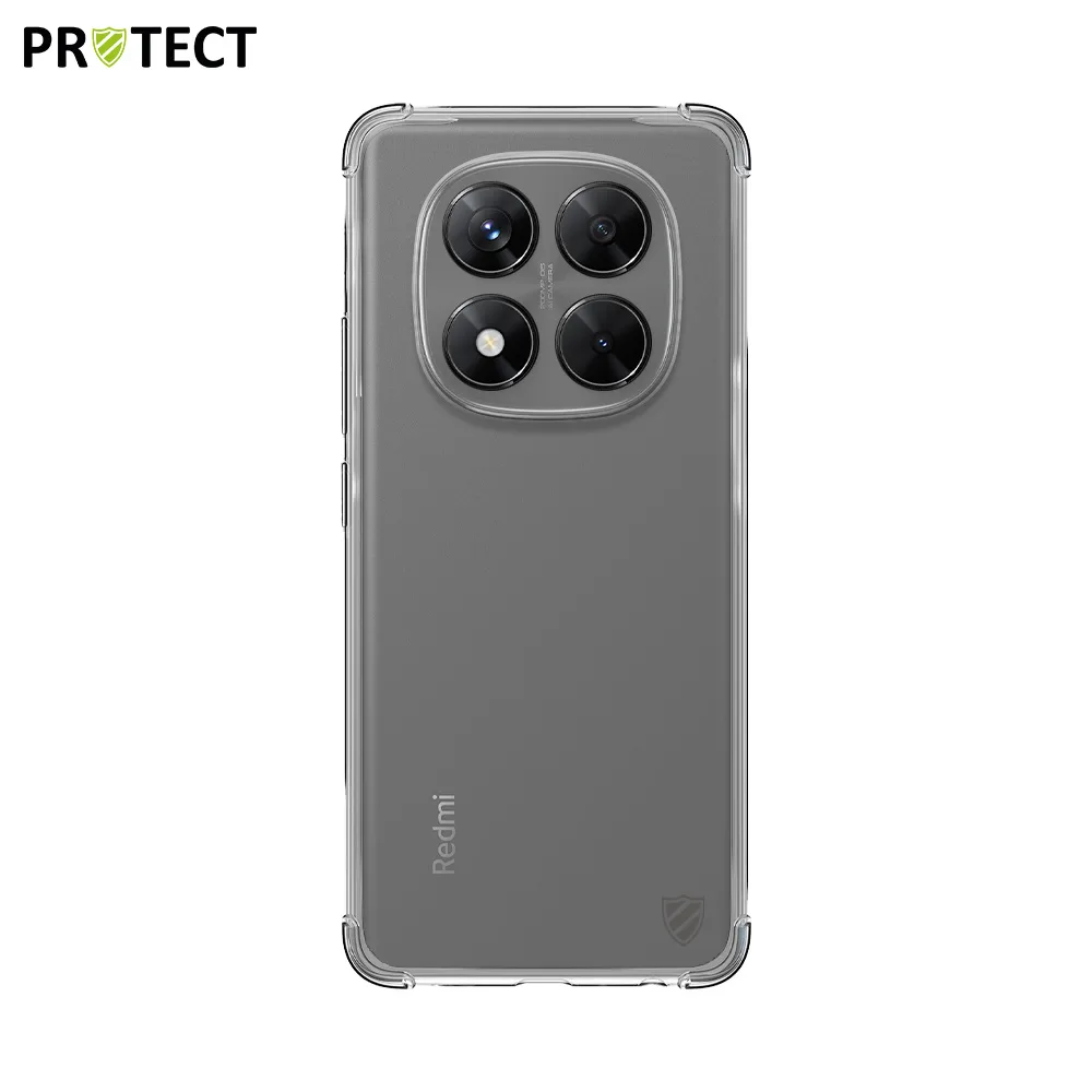 Coque Silicone Renforcée PROTECT pour Xiaomi Redmi Note 14 Pro 4G Transparent — vue 2