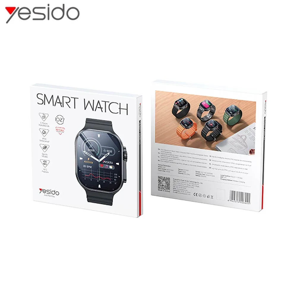Montre Connectée Yesido IO27 Noir — vue 2