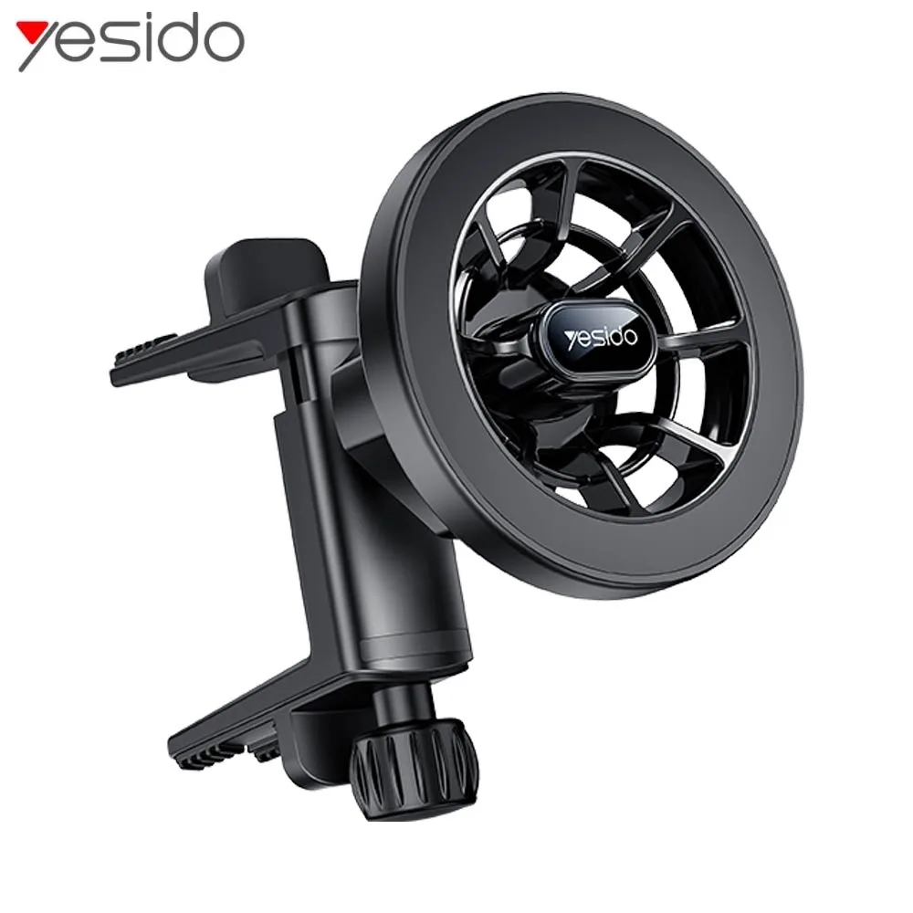 Support Smartphone Magnétique pour Voiture Yesido C221 pour Grille d'Aération Mercedes Noir