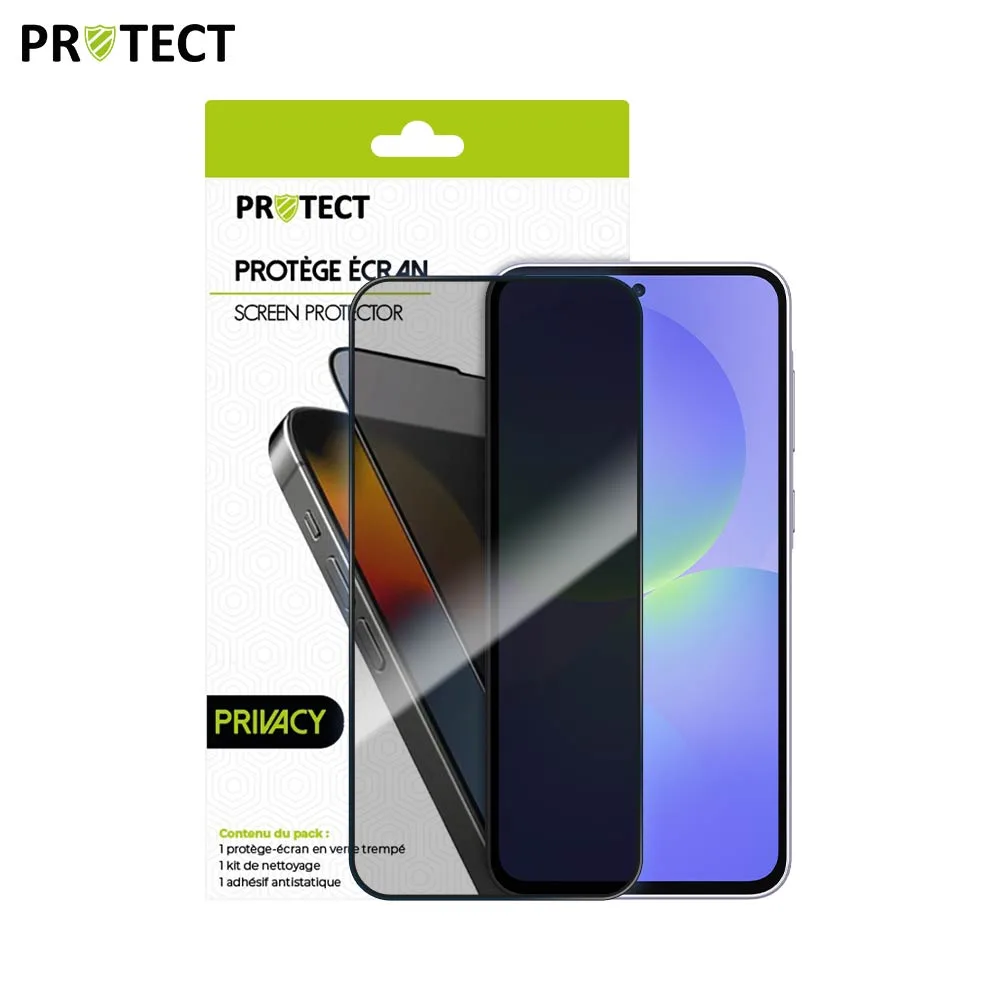 Verre Trempé PRIVACY PROTECT pour Samsung Galaxy A36 5G A366 & A56 5G A566 Transparent — vue 2