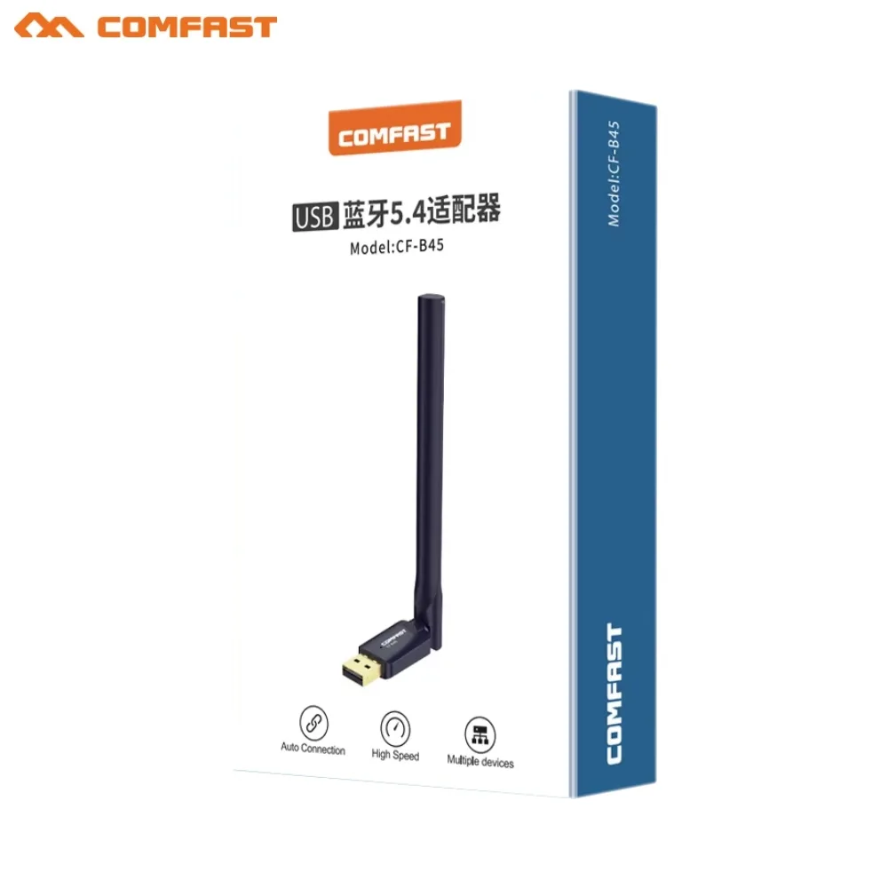 Clé Bluetooth Comfast BT 5.4 Noir — vue 4