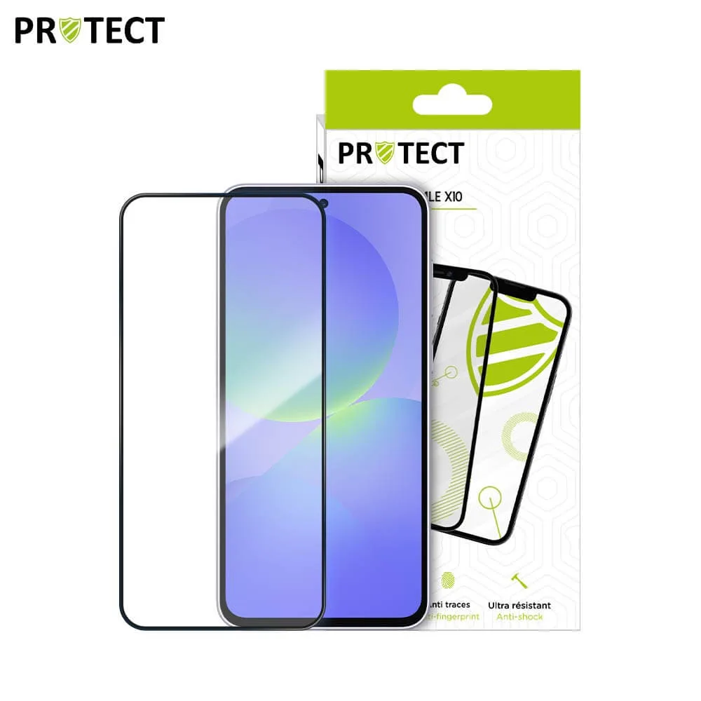 Pack Verre Trempé Intégral PROTECT pour Samsung Galaxy A36 5G A366 & A56 5G A566 x10 Noir