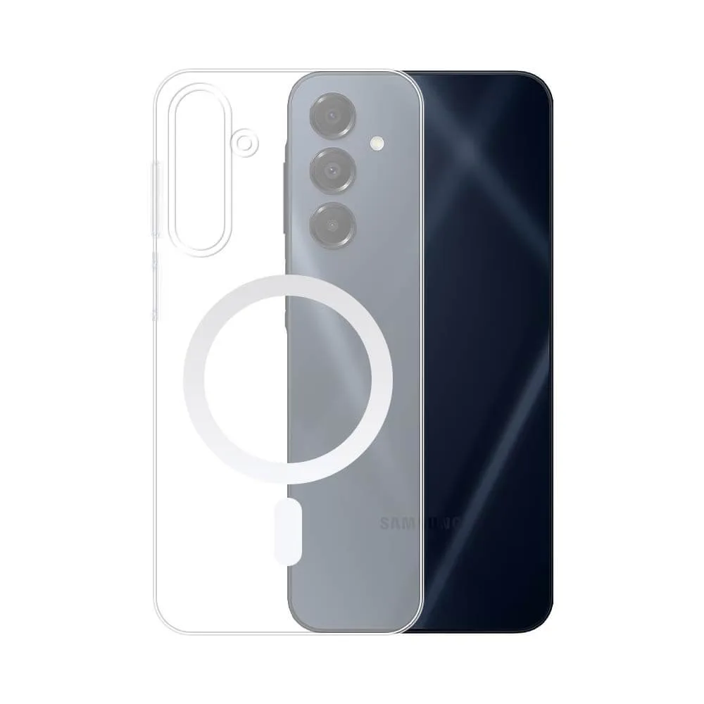 Coque Silicone MagSafe Compatible pour Samsung Galaxy A16 5G A166 & A16 4G A165 Transparent — vue 2