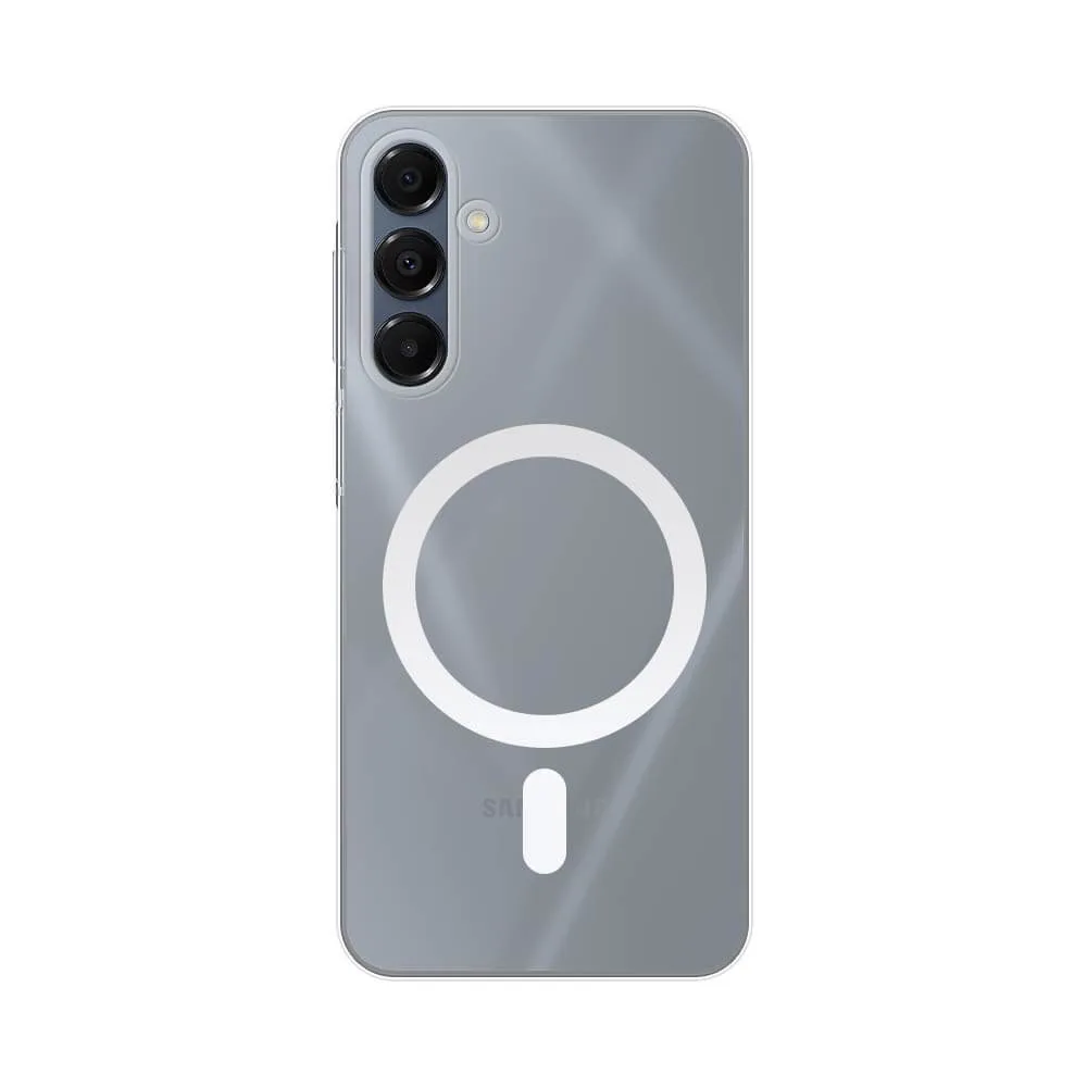 Coque Silicone MagSafe Compatible pour Samsung Galaxy A16 5G A166 & A16 4G A165 Transparent