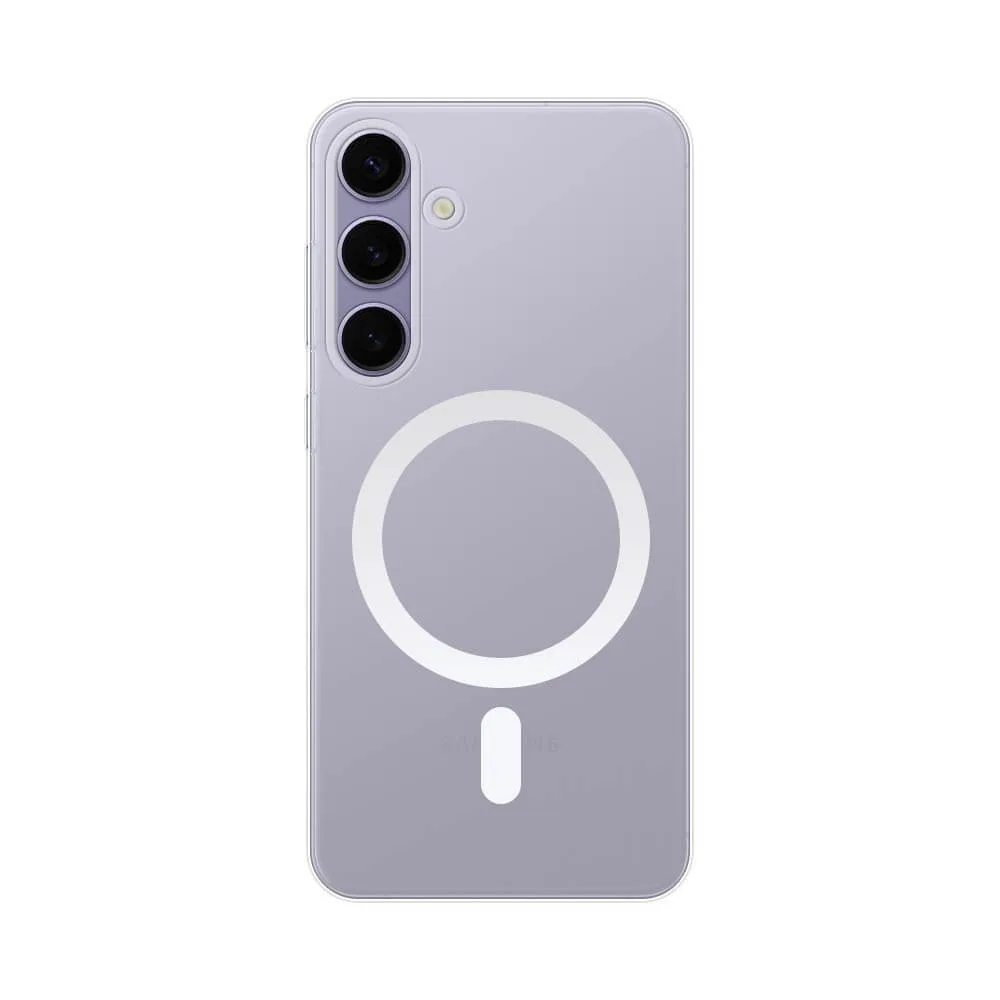 Coque Silicone MagSafe Compatible pour Samsung Galaxy S24 Plus 5G S926 Transparent — vue 2