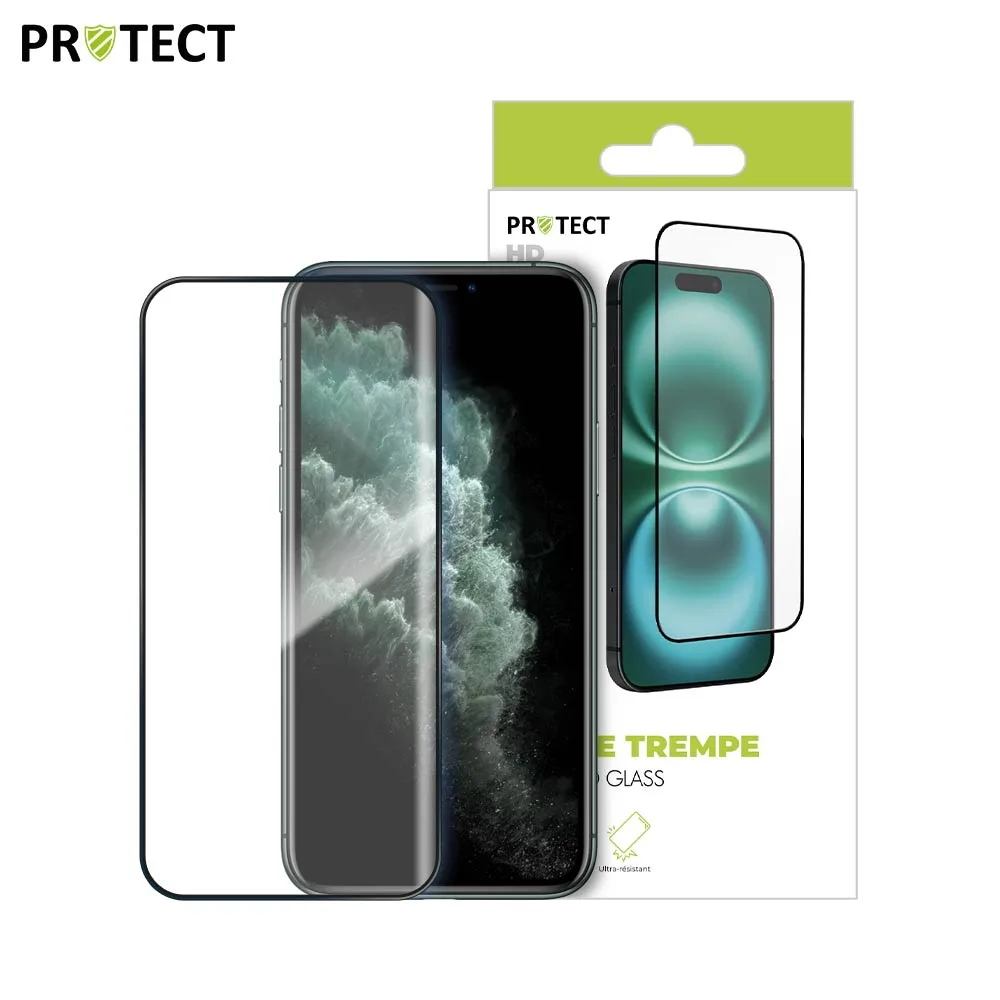 Verre Trempé HD PROTECT pour Apple iPhone 11 Pro, X & XS Transparent — vue 2
