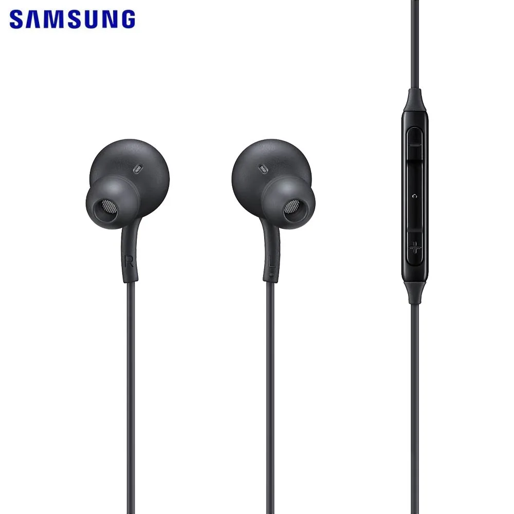 Écouteurs Filaires USB-C Samsung IC100BB Bulk Noir — vue 3