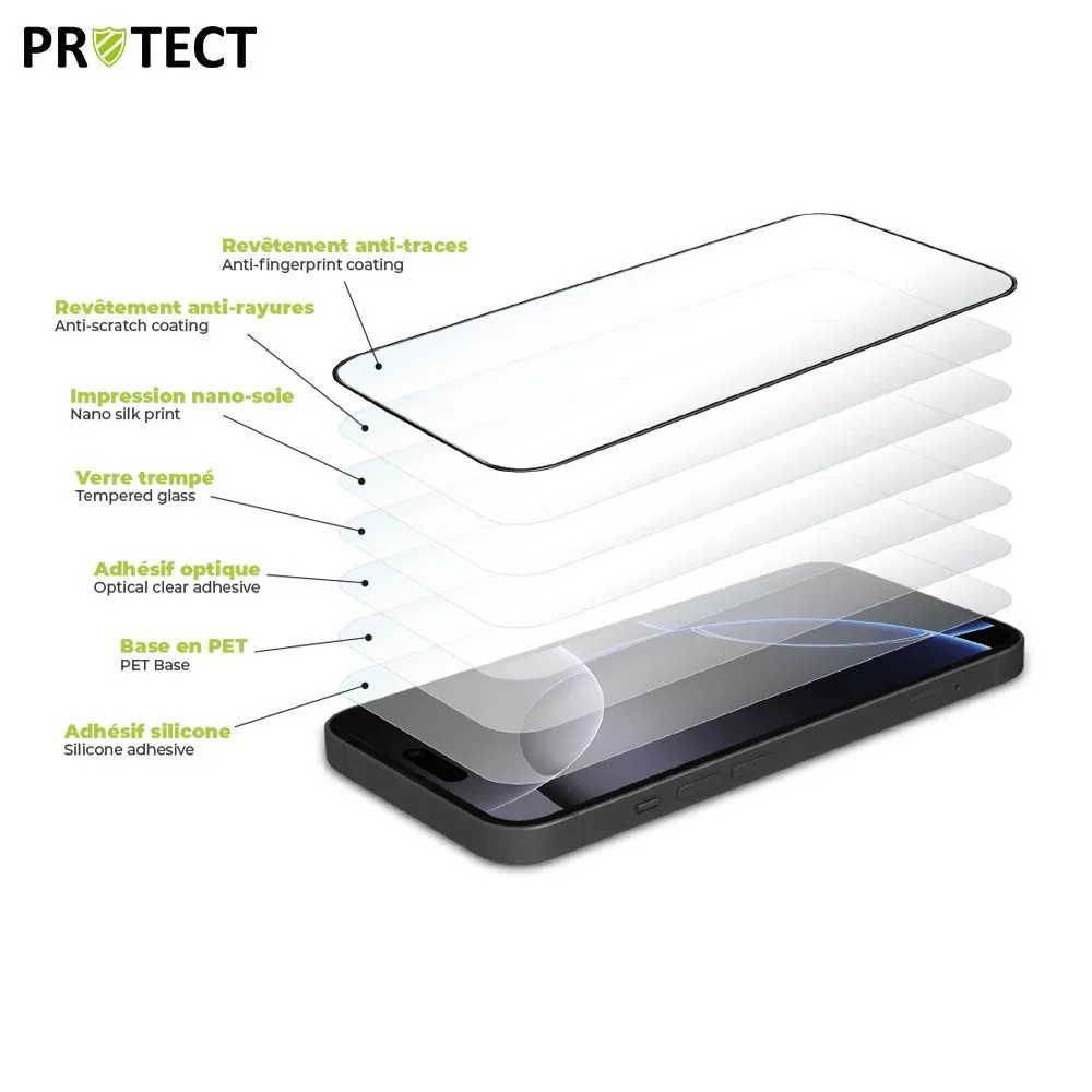 Verre Trempé HD PROTECT pour Samsung Galaxy A16 5G A166 & A16 4G A165 Transparent — vue 2