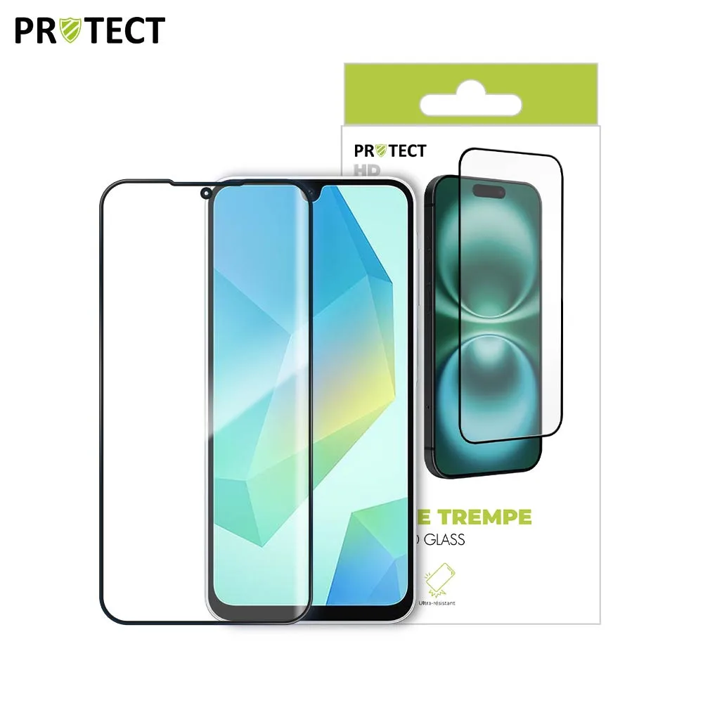 Verre Trempé HD PROTECT pour Samsung Galaxy A16 5G A166 & A16 4G A165 Transparent — vue 3