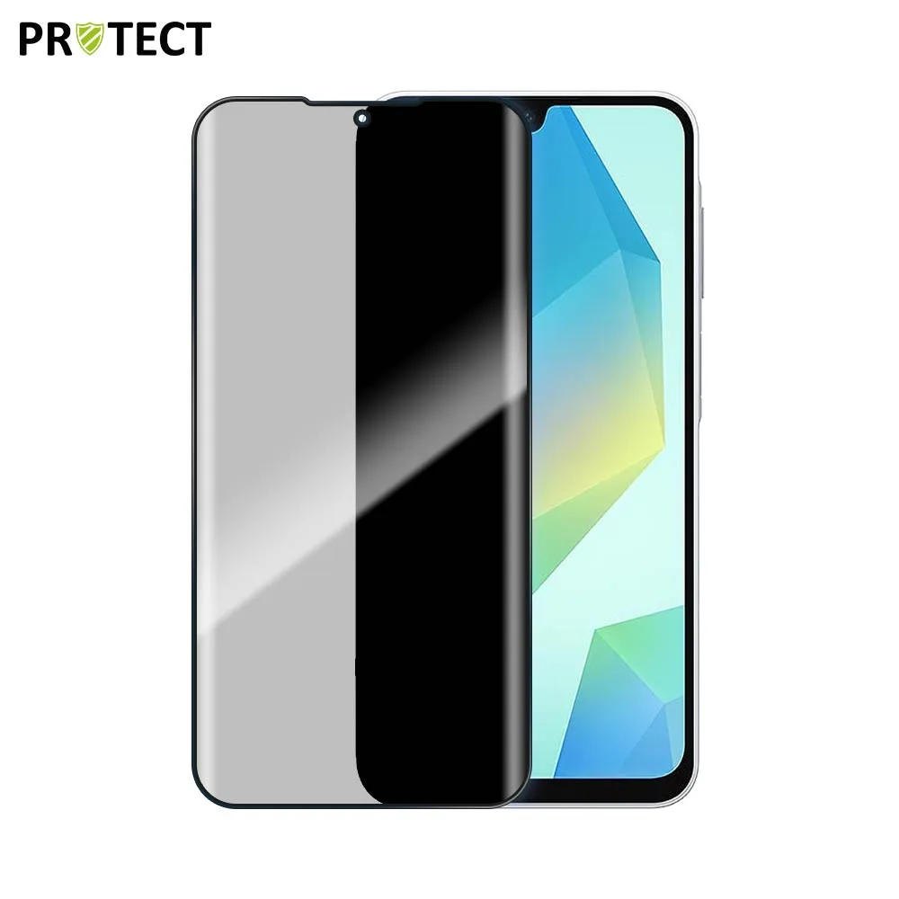 Verre Trempé PRIVACY PROTECT pour Samsung Galaxy A16 5G A166 & A16 4G A165 Transparent