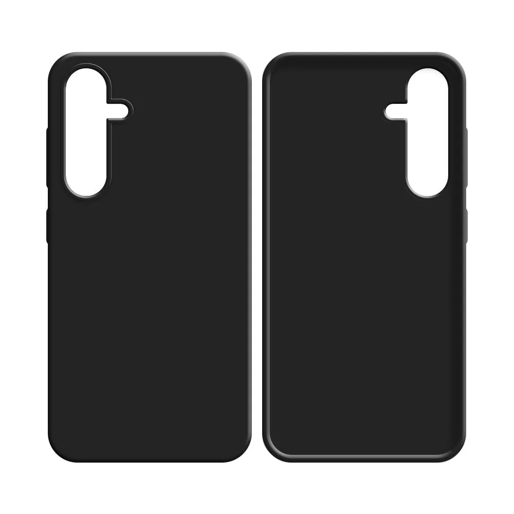 Coque Silicone Compatible pour Samsung Galaxy S25 S931 Noir — vue 2
