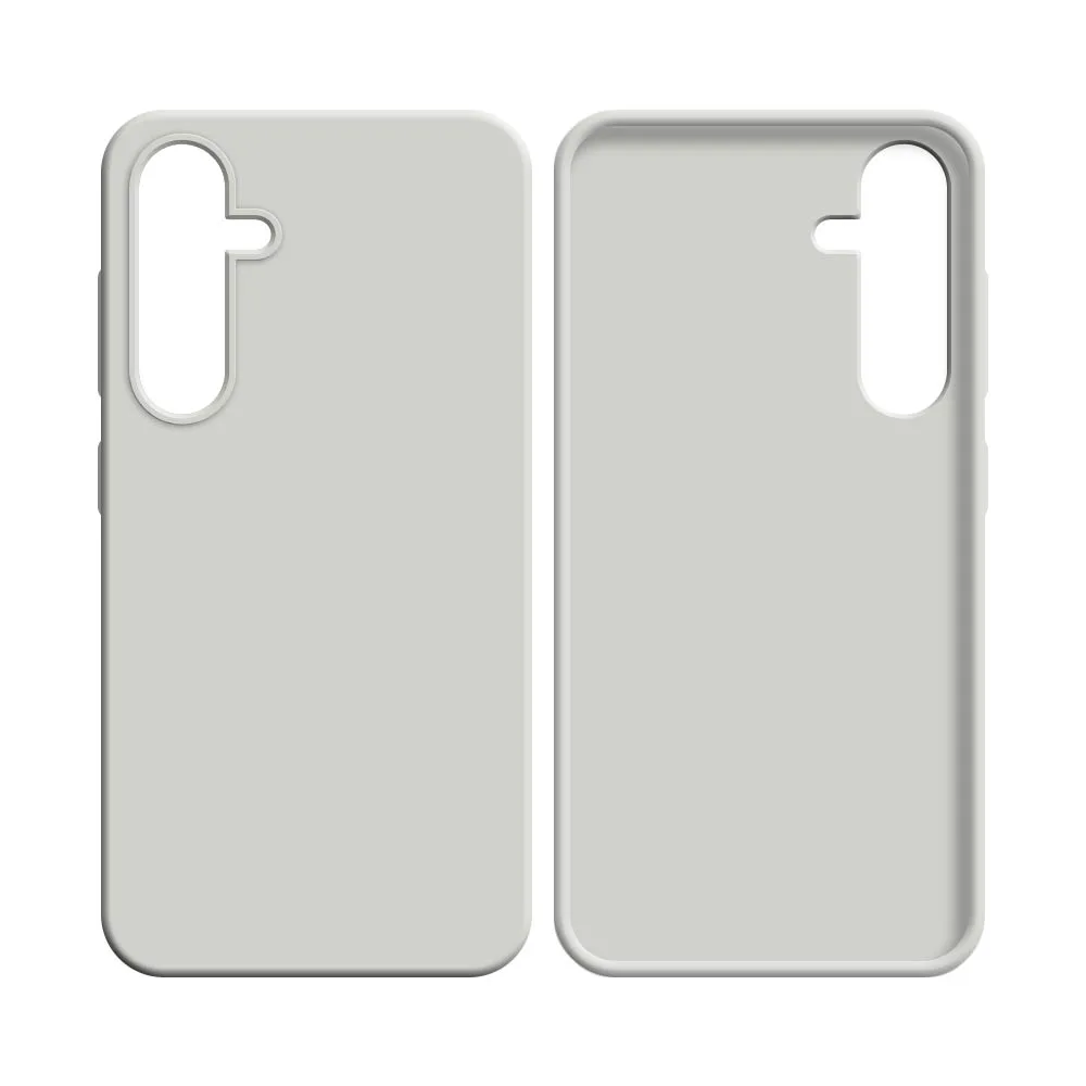 Coque Silicone Compatible pour Samsung Galaxy S25 S931 Blanc — vue 2