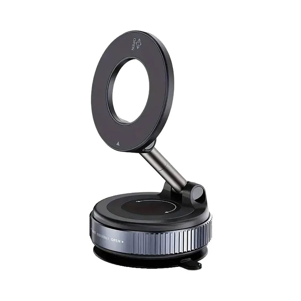 Support pour Smartphone Magnétique avec Fixation Ventouse Noir — vue 2