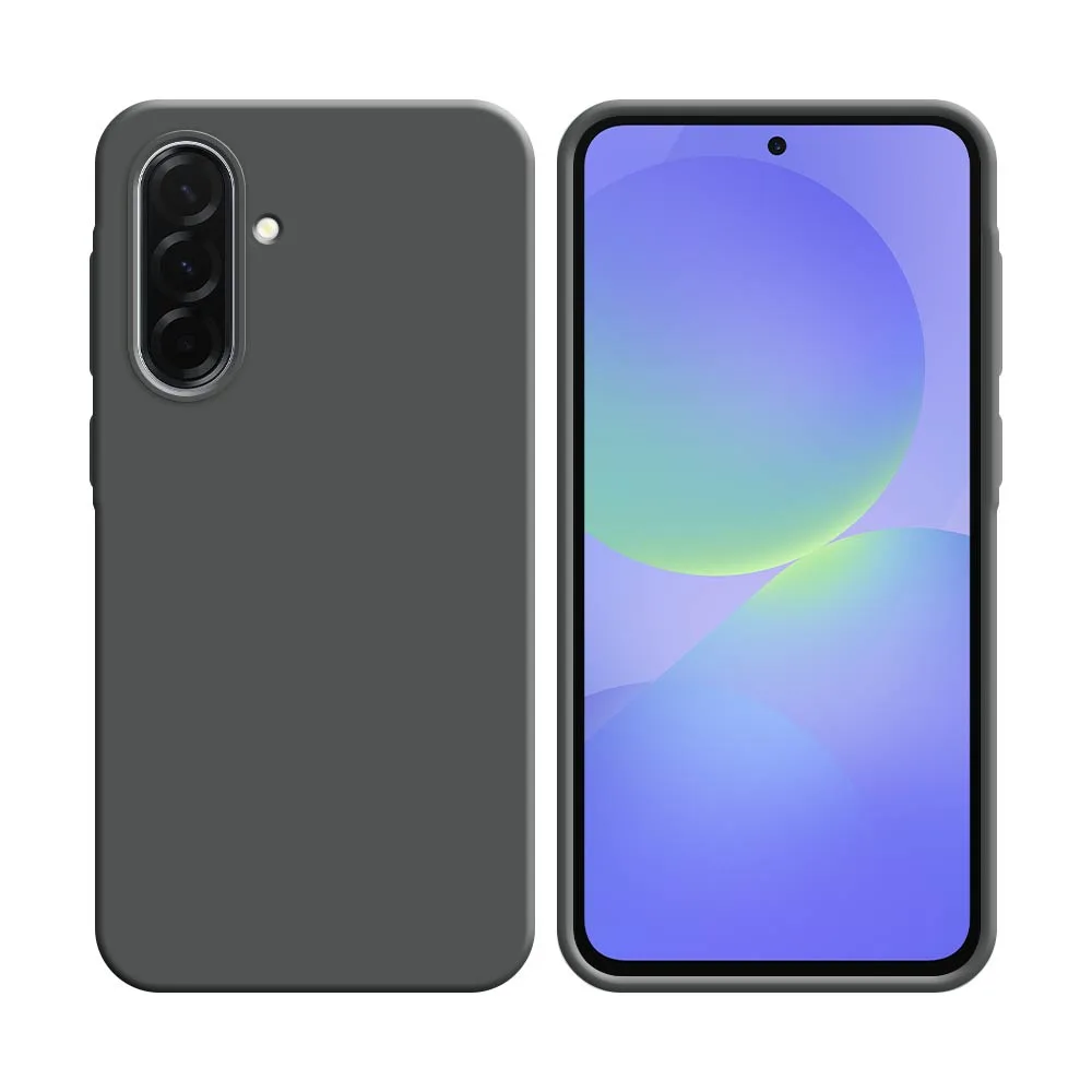 Coque Silicone Compatible pour Samsung Galaxy A36 5G A366 & A56 5G A566 Gris