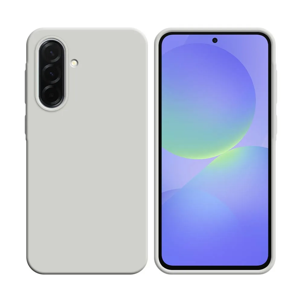 Coque Silicone Compatible pour Samsung Galaxy A36 5G A366 & A56 5G A566 Blanc — vue 2