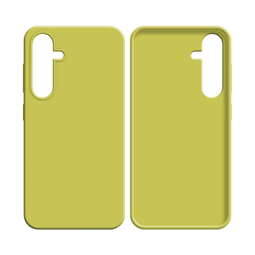 Coque Silicone Compatible pour Samsung Galaxy S25 S931 Jaune — vue 2