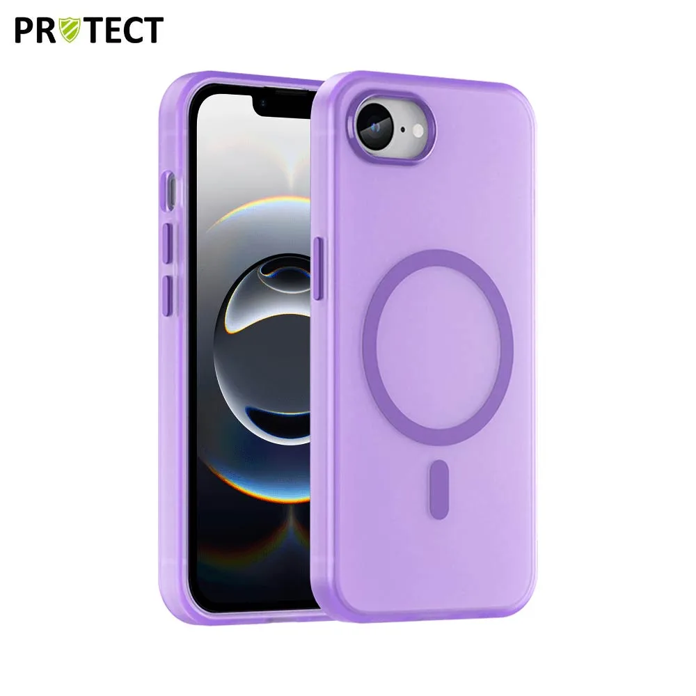 Coque de Protection MagSafe PROTECT pour Apple iPhone 16e Violet Foncé