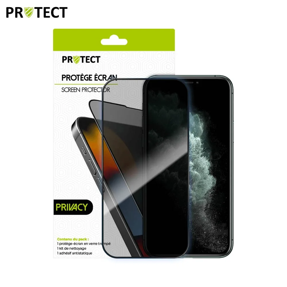 Verre Trempé PRIVACY PROTECT pour Apple iPhone 11 Pro Max & XS Max Transparent — vue 2