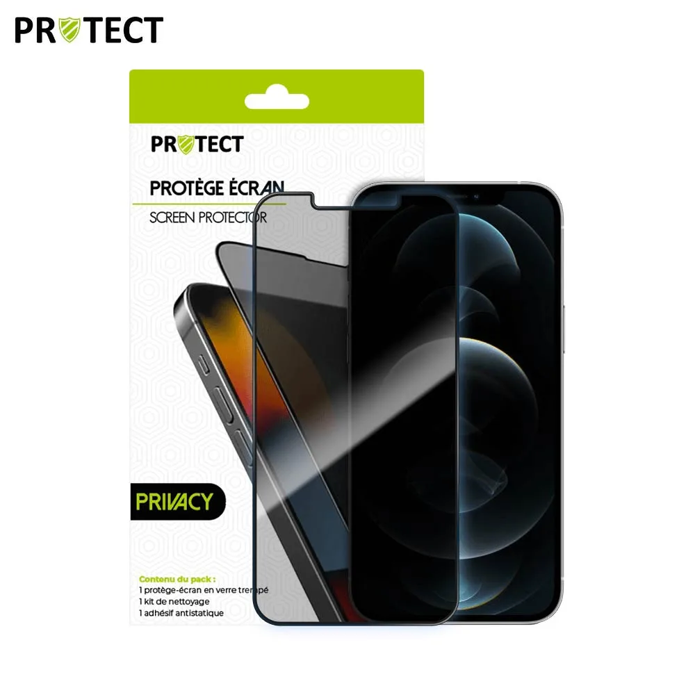 Verre Trempé PRIVACY PROTECT pour Apple iPhone 12 Pro Max Transparent — vue 2