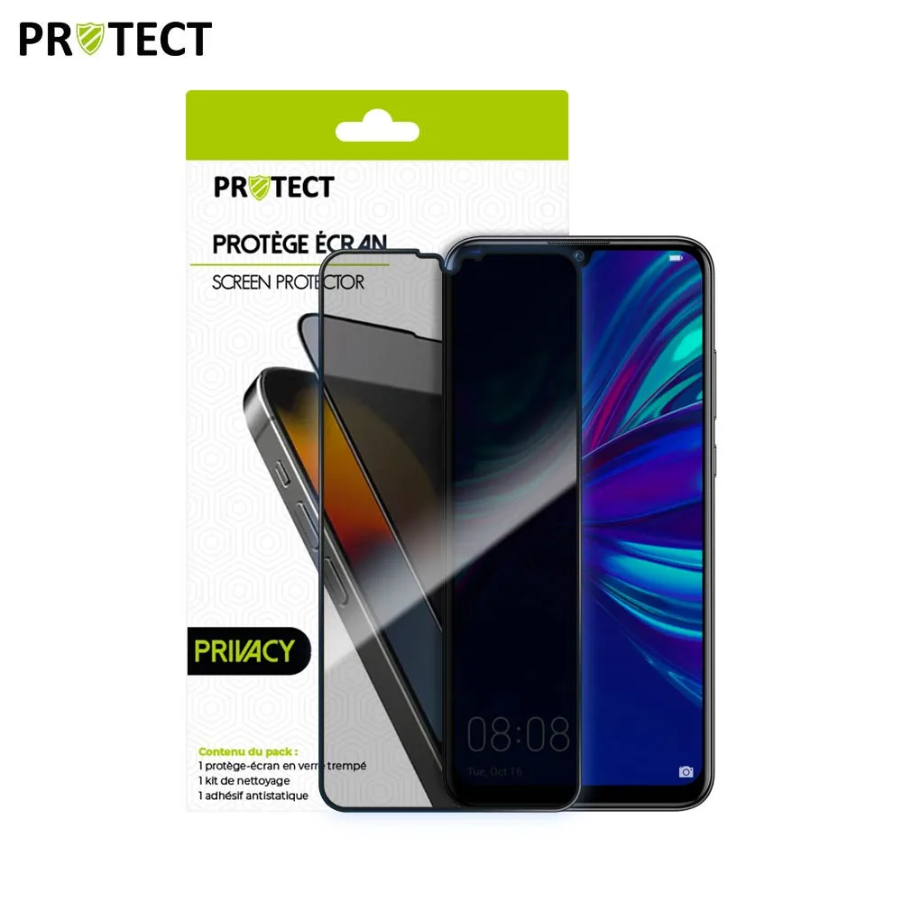 Verre Trempé PRIVACY PROTECT pour Huawei P Smart 2019 Transparent — vue 2