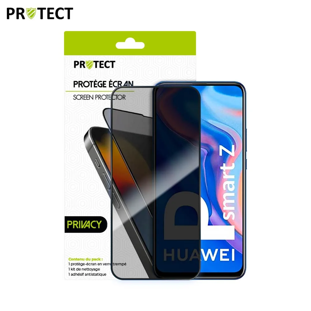 Verre Trempé PRIVACY PROTECT pour Huawei P Smart Z Transparent — vue 2