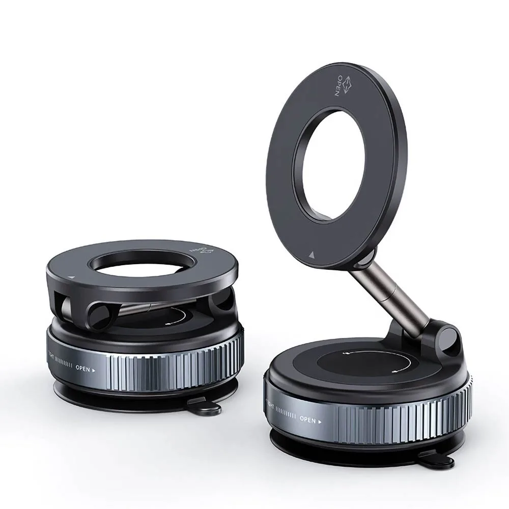 Support pour Smartphone Magnétique avec Fixation Ventouse Blanc — vue 4