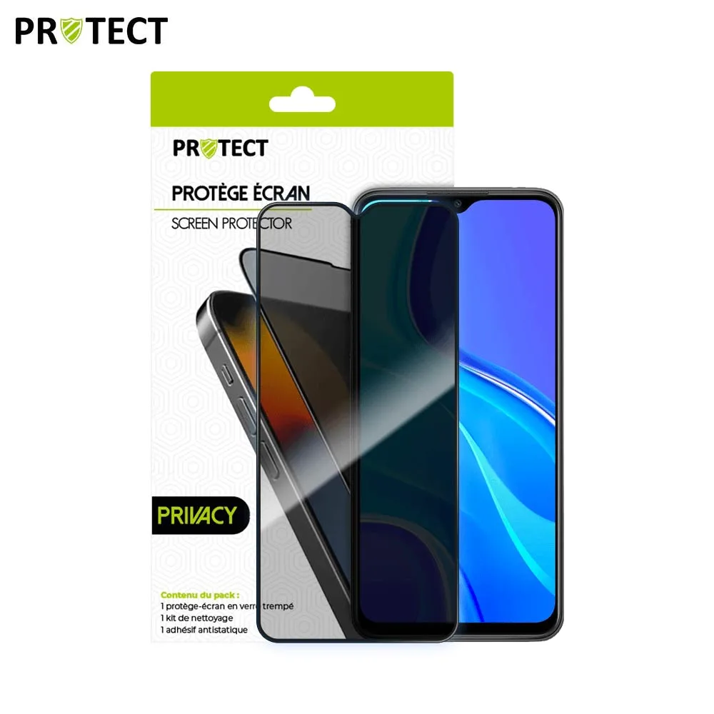 Verre Trempé PRIVACY PROTECT pour Xiaomi Redmi 9 Transparent — vue 2