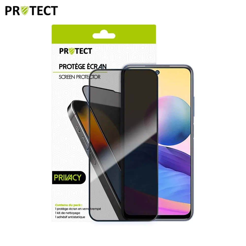 Verre Trempé PRIVACY PROTECT pour Xiaomi Redmi Note 10 5G Transparent — vue 2