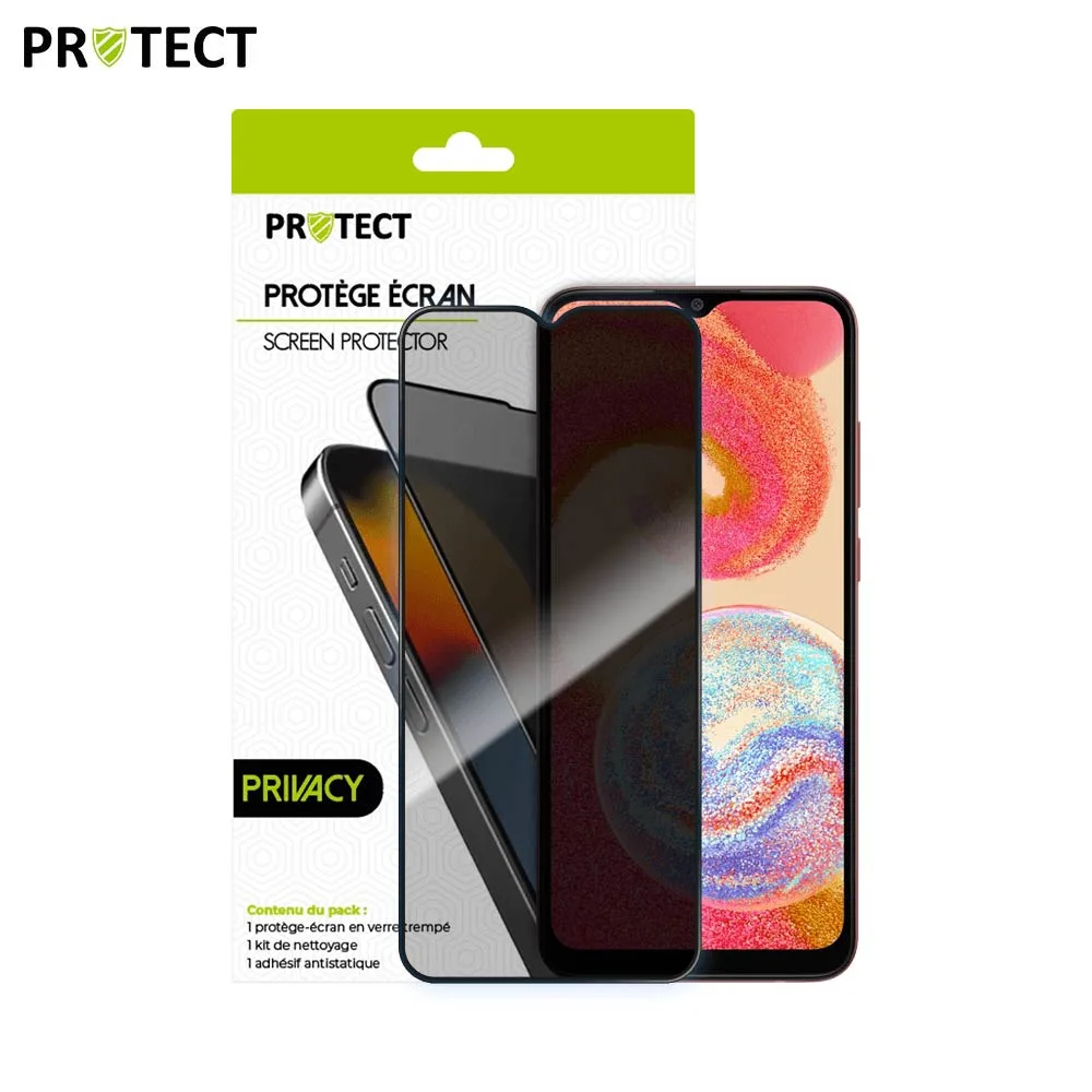 Verre Trempé PRIVACY PROTECT pour Samsung Galaxy A04e A042 Transparent — vue 2