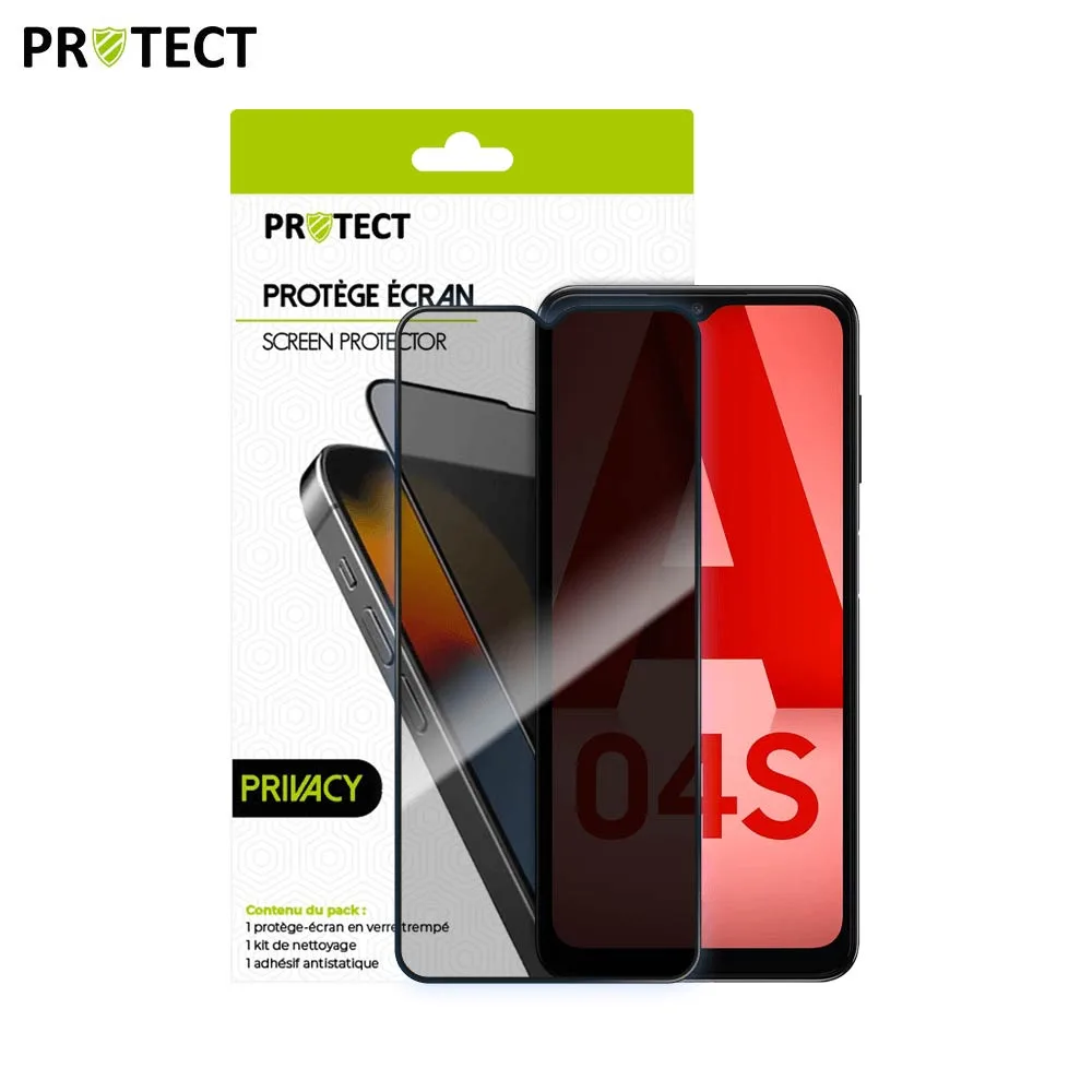 Verre Trempé PRIVACY PROTECT pour Samsung Galaxy A04s A047F, A04 A045 & A04 Core — vue 2