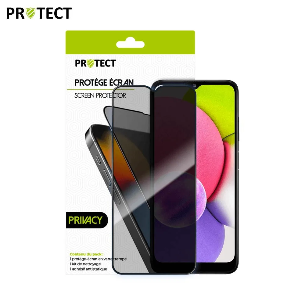 Verre Trempé PRIVACY PROTECT pour Samsung Galaxy A03s A037 & A03 A035F Transparent — vue 2
