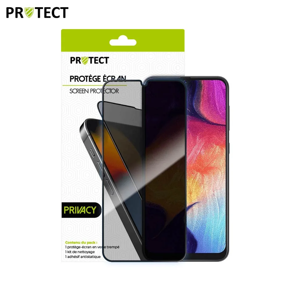 Verre Trempé PRIVACY PROTECT pour Samsung Galaxy A50 A505 & A31 A315 Transparent — vue 2