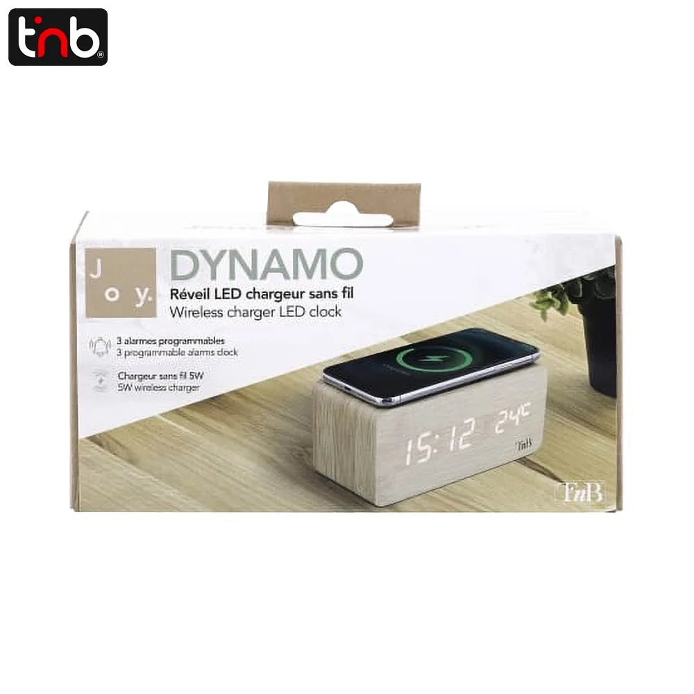 Réveil avec Charge à Induction T'nb Beige — vue 4