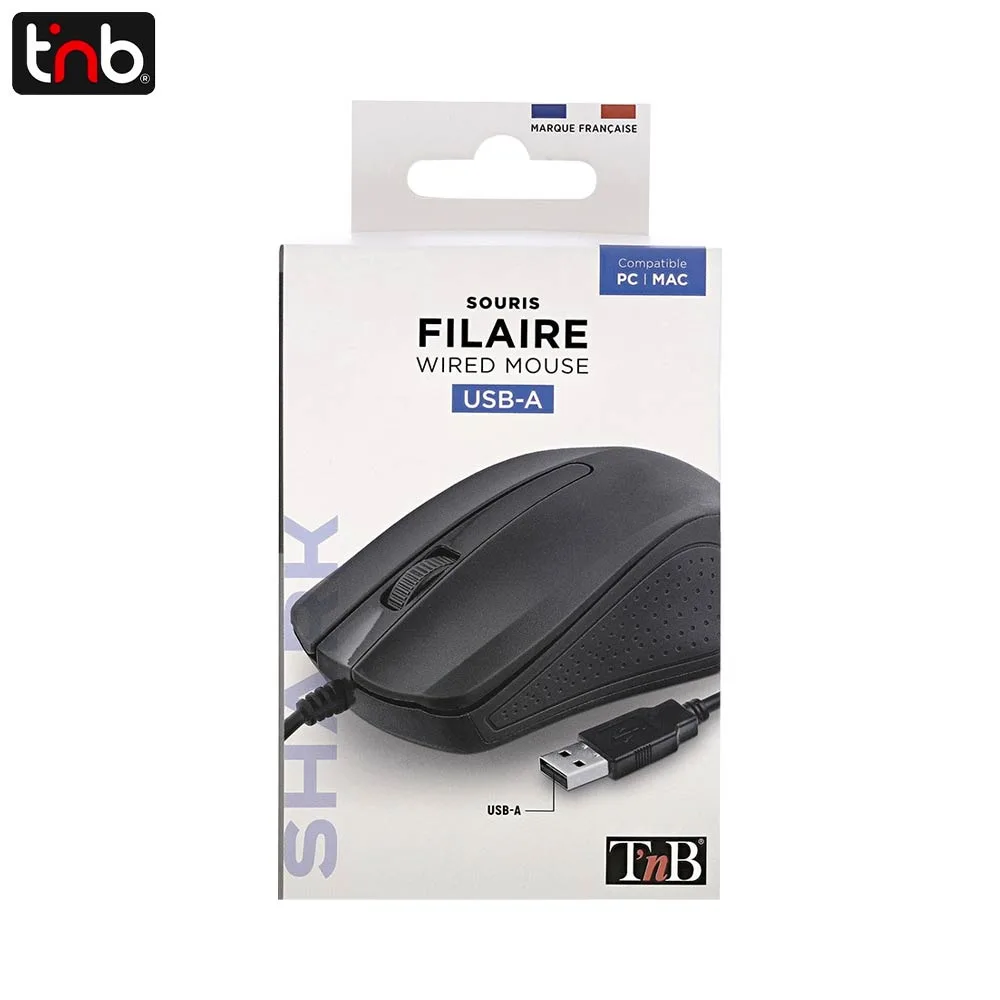 Souris Filaire T'nb USB-A SROPSHARK1 Noir — vue 4