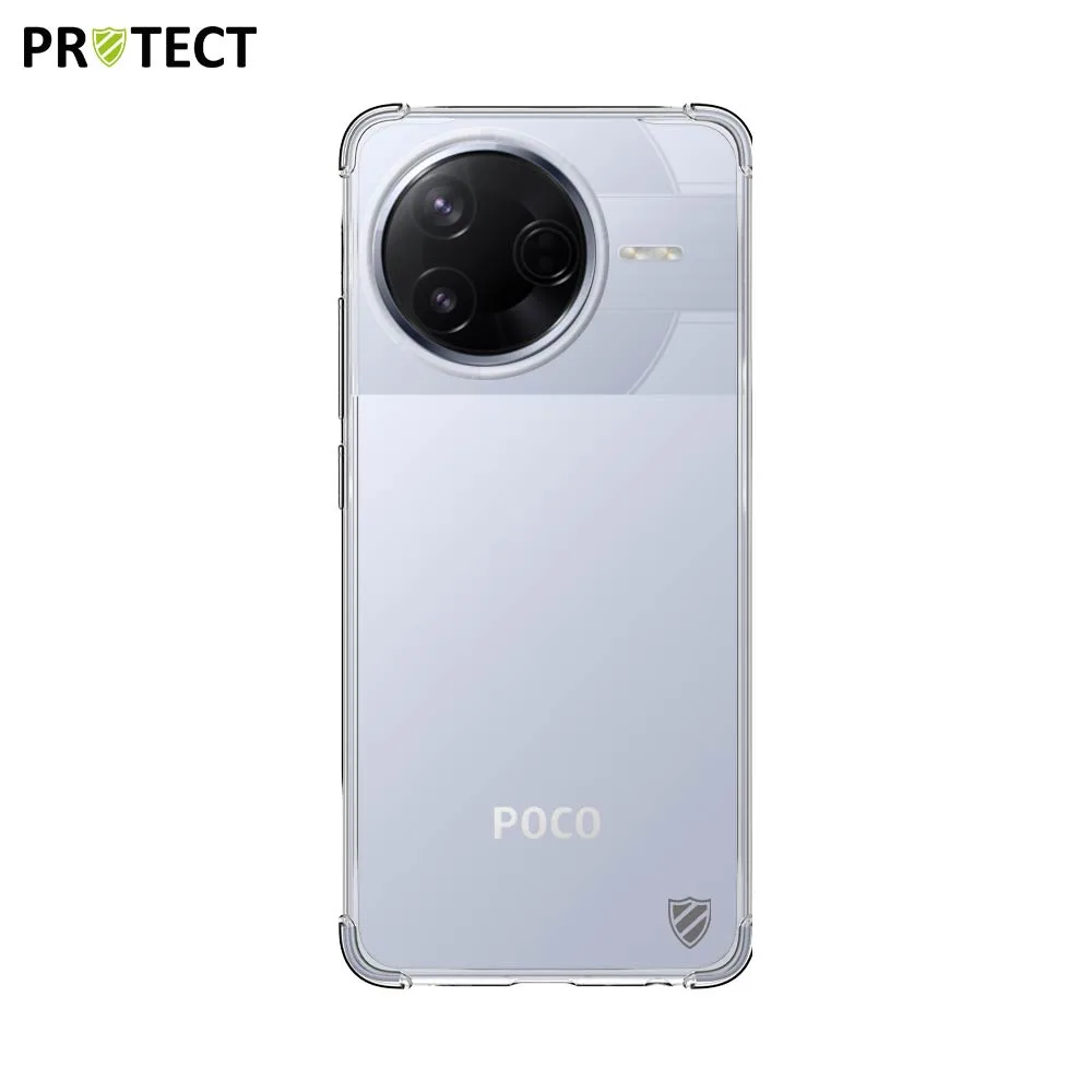Coque Silicone Renforcée PROTECT pour Xiaomi Poco F7 Pro 5G Transparent — vue 2