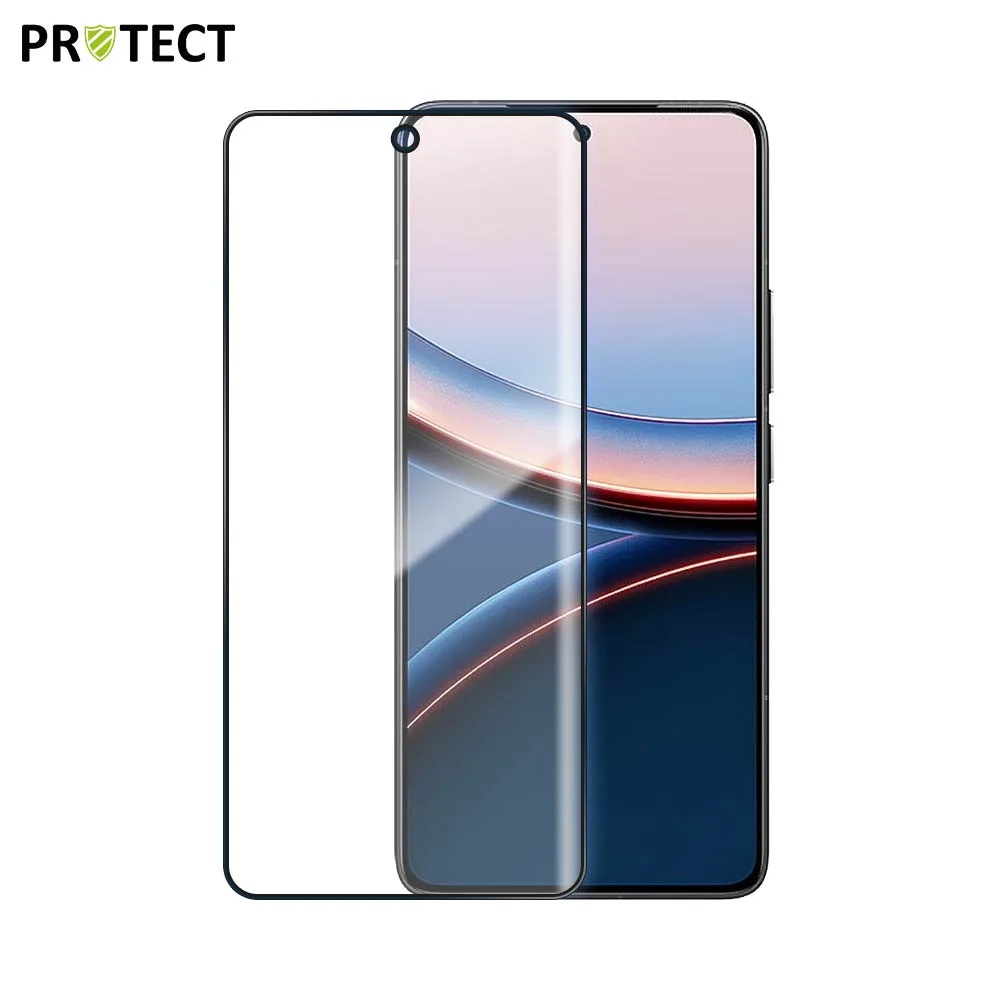 Verre Trempé Intégral PROTECT pour Xiaomi Poco F7 Ultra Noir