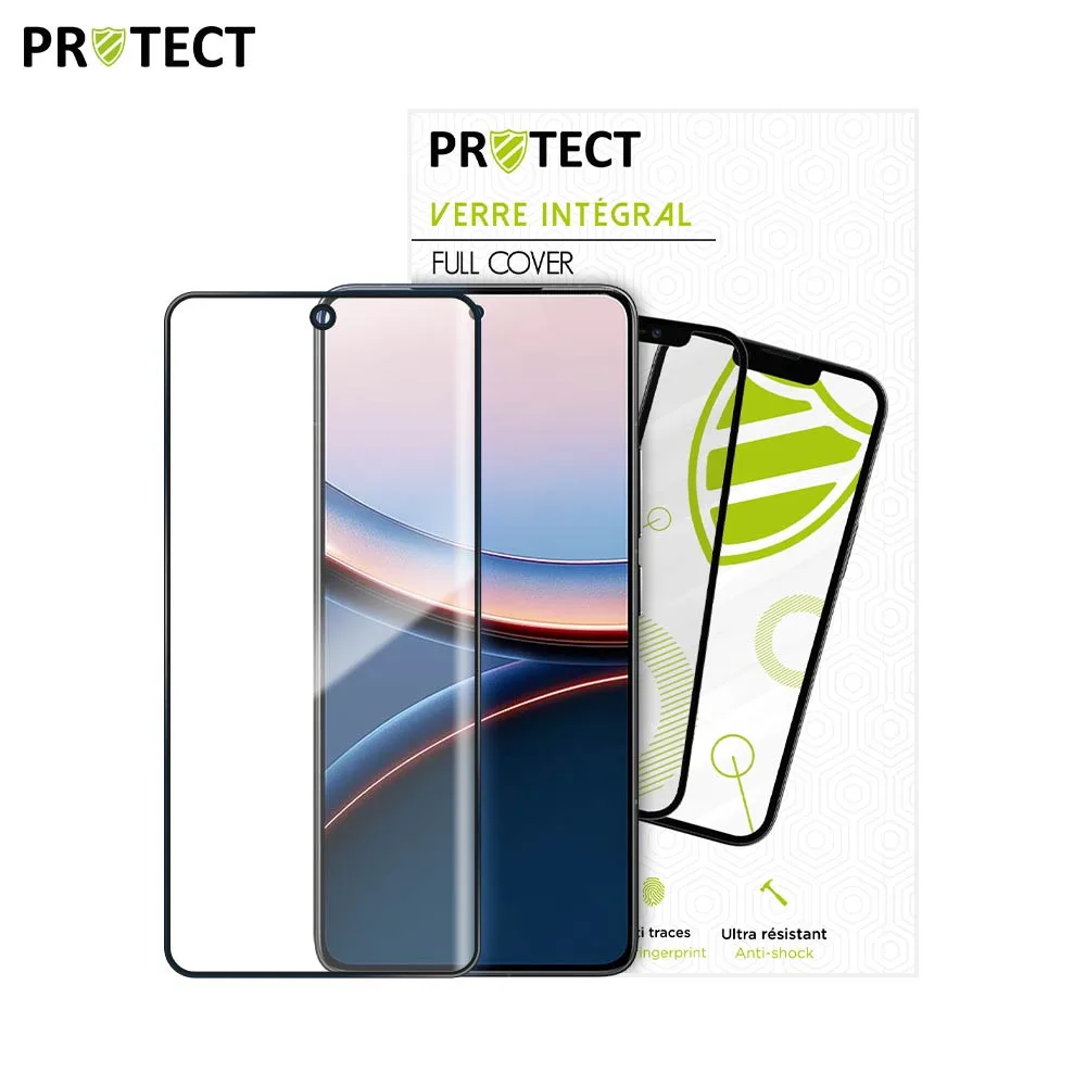 Verre Trempé Intégral PROTECT pour Xiaomi Poco F7 Ultra Noir — vue 2
