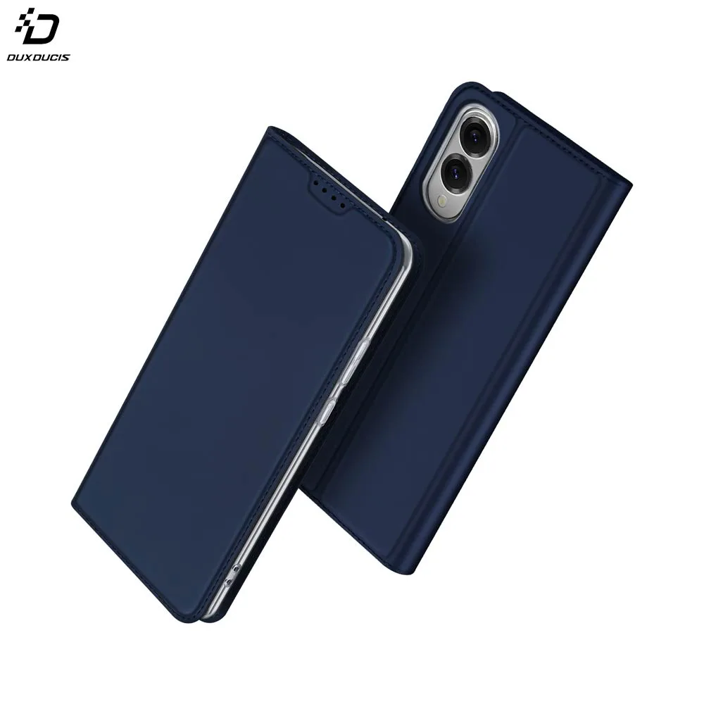 Housse de Protection Skin Pro Dux Ducis pour Samsung Galaxy S25 Edge S937 Bleu