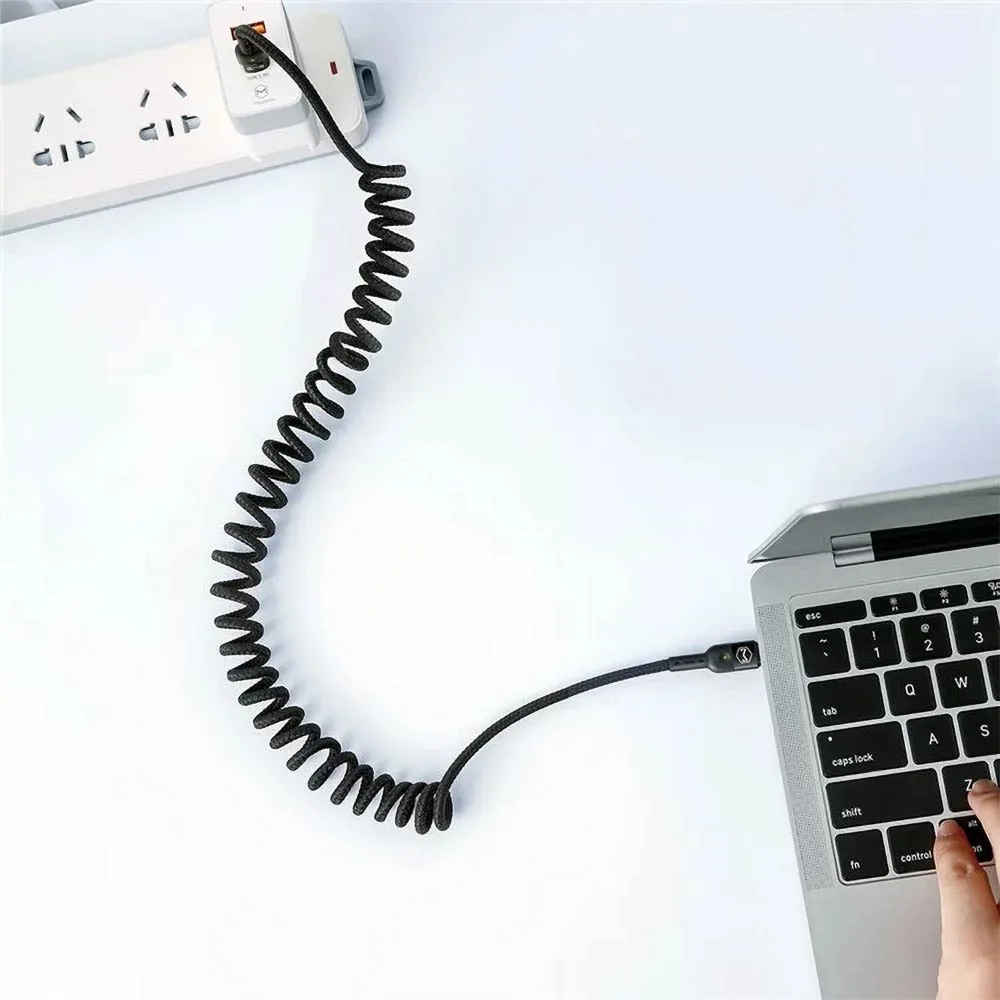 Câble Data USB-C vers USB-C Mcdodo (avec LED) 60W 1.8m Noir — vue 3