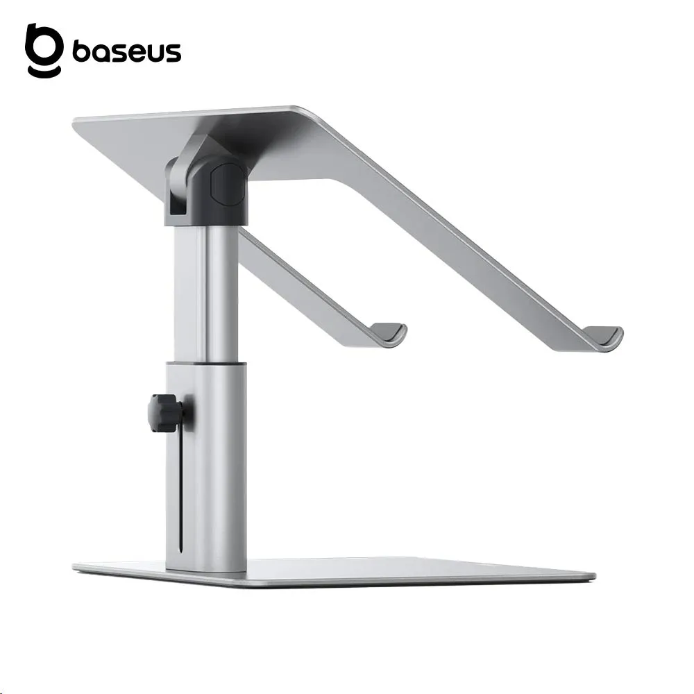 Support pour Ordinateur Portable Baseus LUJS000012 Antidérapant & Ajustable Argent — vue 3