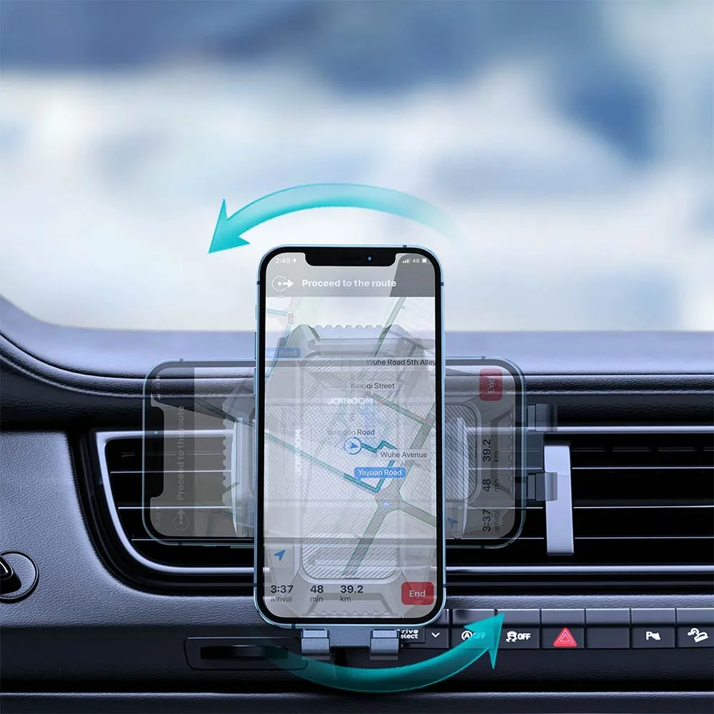 Support Smartphone pour Voiture JOYROOM Noir — vue 3