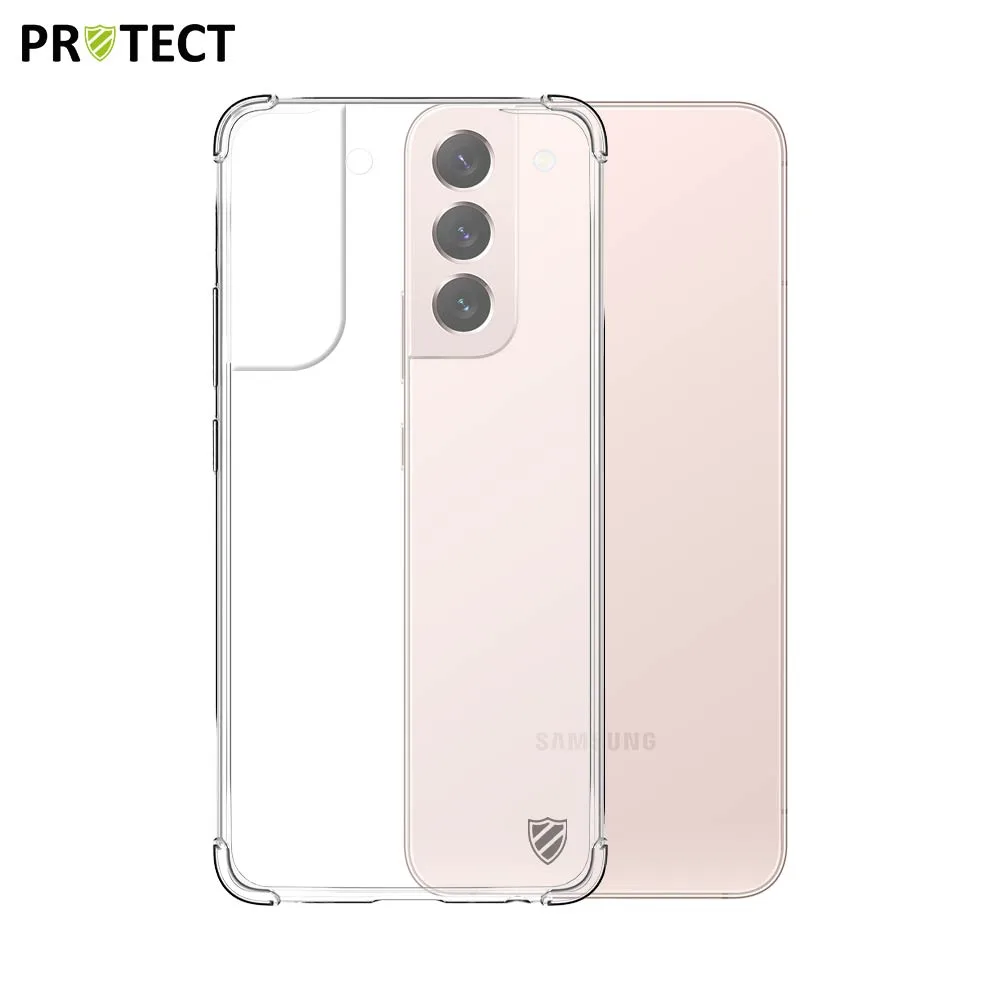 Coque Silicone Renforcée PROTECT pour Samsung Galaxy S22 Plus S906 Transparent — vue 2