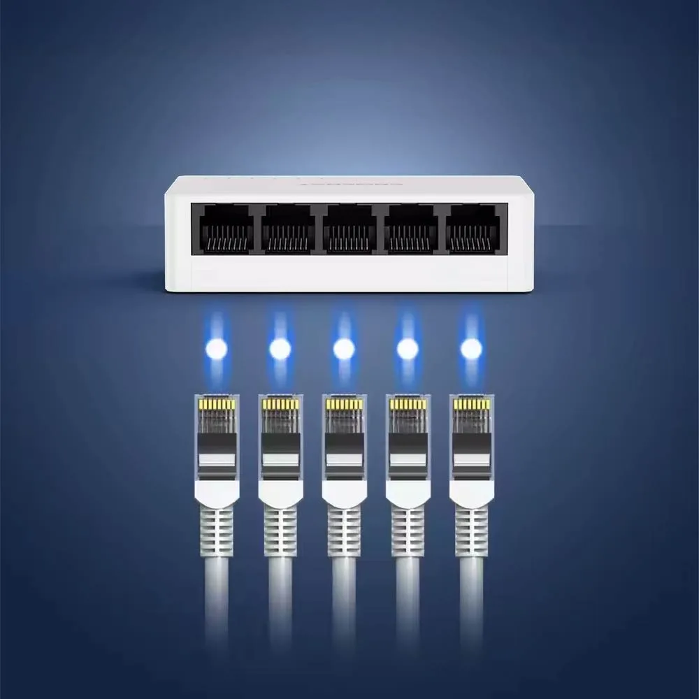 Switch Réseau Comfast 5 Ports (1000 Mbps) — vue 2