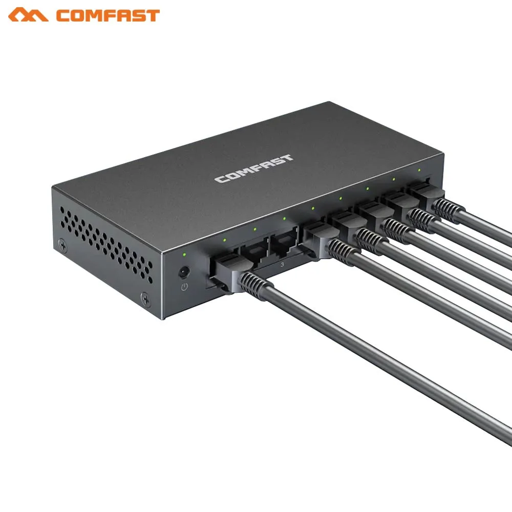 Switch Réseau Comfast 8 Ports (1000 Mbps) — vue 3