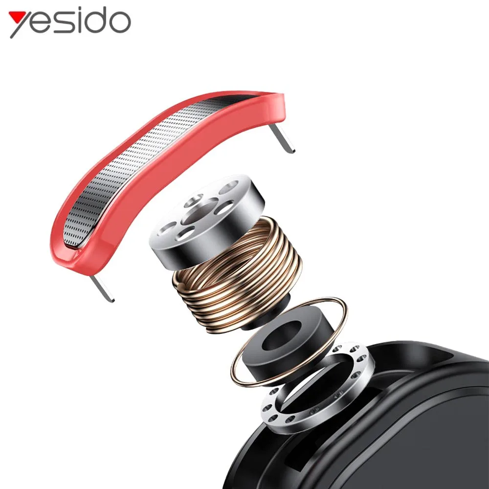 Microphone Cravate Yesido KR19 Noir — vue 3