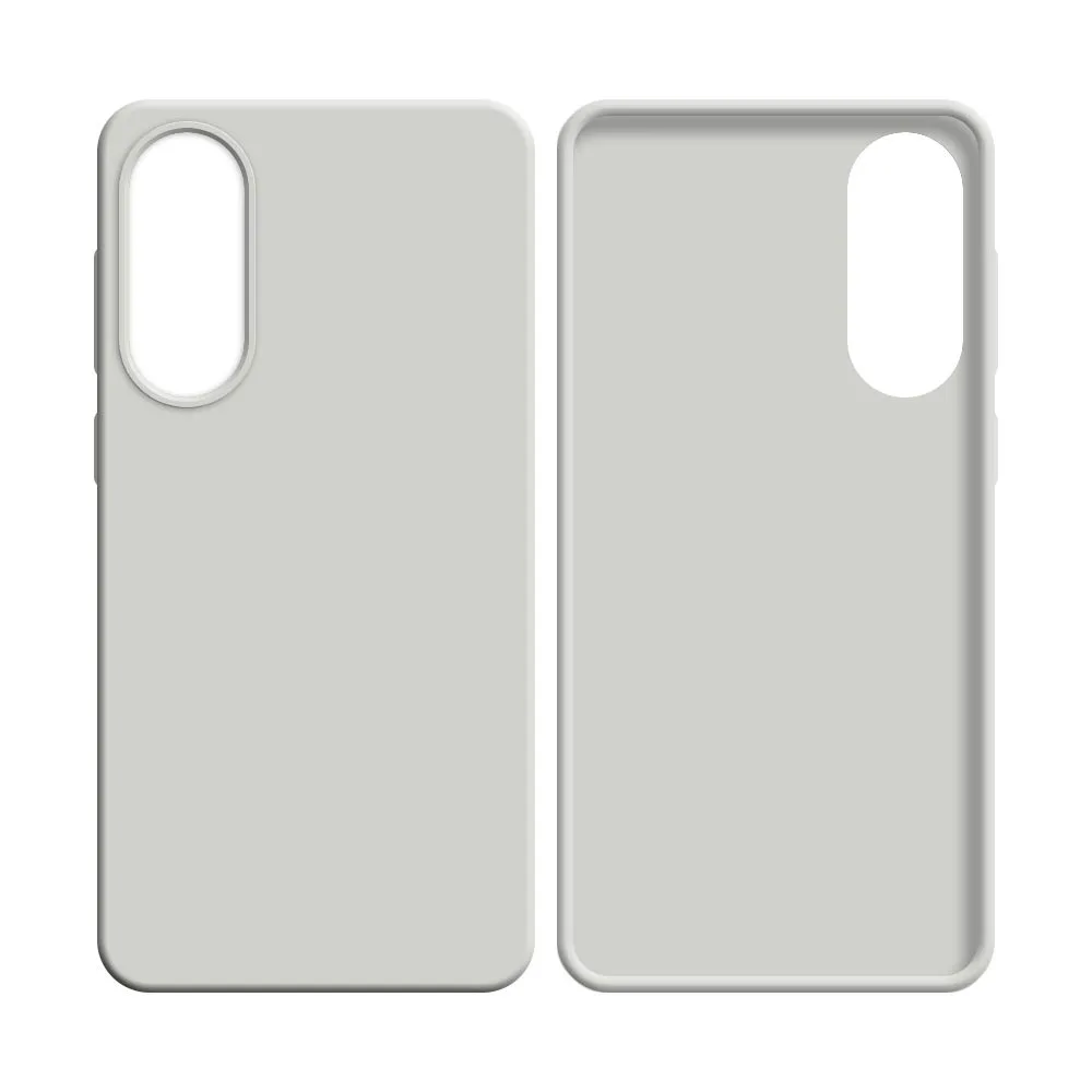 Coque Silicone Compatible pour Samsung Galaxy S25 Edge S937 (#09) Blanc